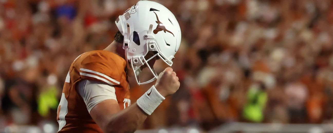 Texas rises to No. 1 as Ohio State and Oregon fall; Michigan back in Top 25