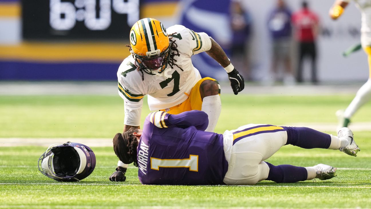QB Kyler Murray suffers concussion in Vikings debut