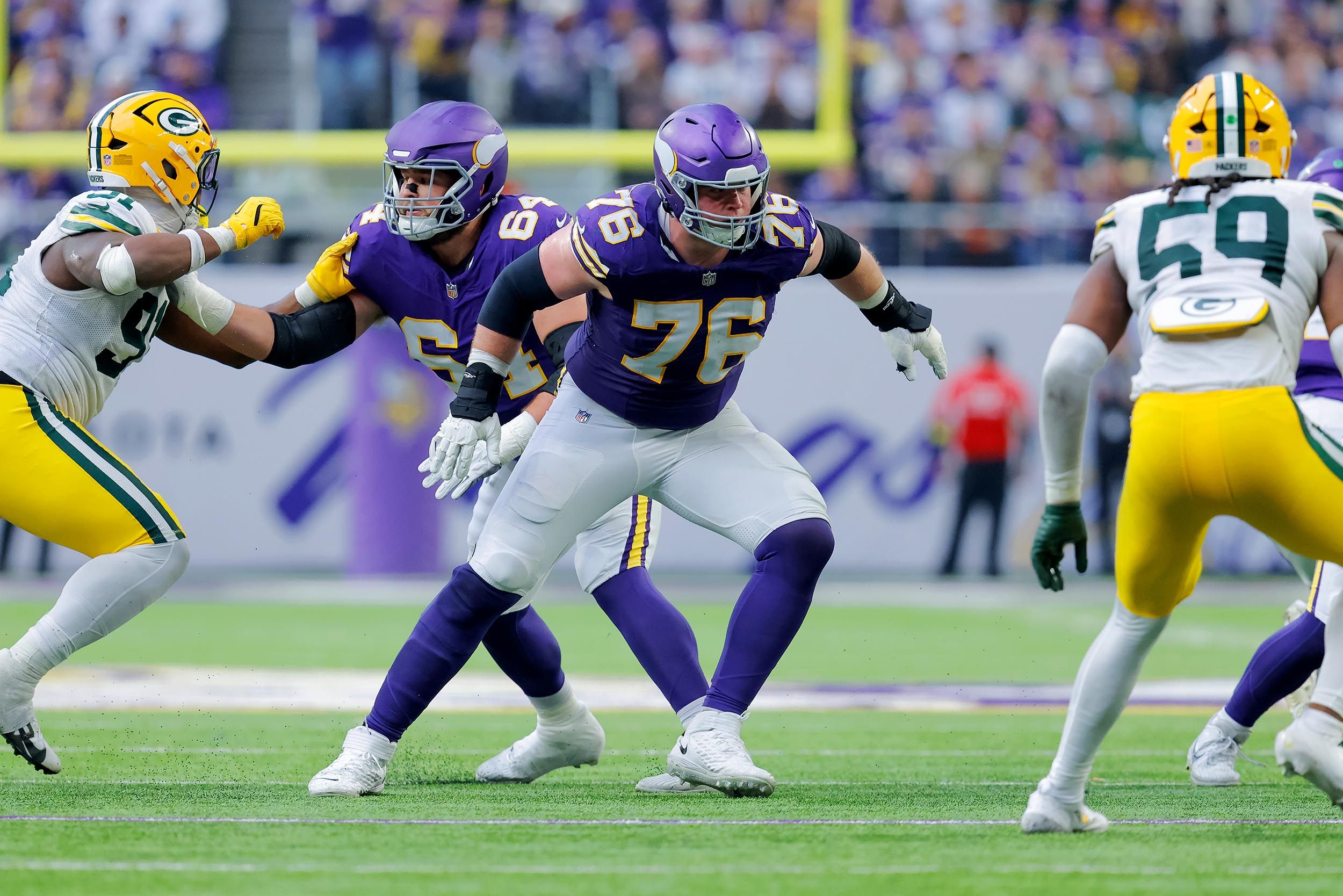 Vikings guard Will Fries (76) takes brain health very seriously and has adopted several measures in hopes of avoiding CTE. — Article image accompanying How NFL players cope with CTE risks, fears and internal debates on WagerUp Sports News. Vikings guard Will Fries (76) takes brain health very seriously and has adopted several measures in hopes of avoiding CTE. — Article image accompanying How NFL players cope with CTE risks, fears and internal debates on WagerUp Sports News.