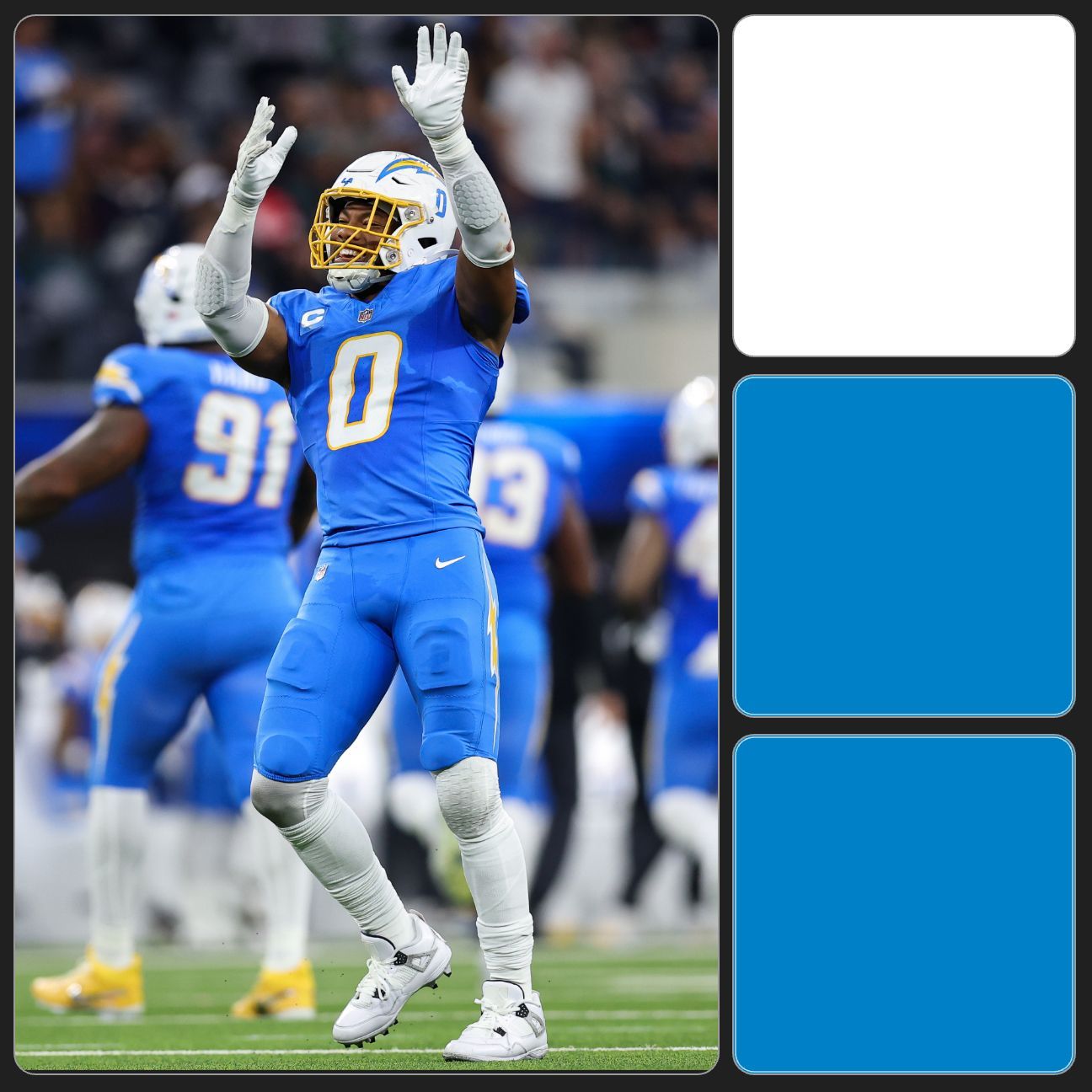 NFL Uniforms week 5 - Chargers