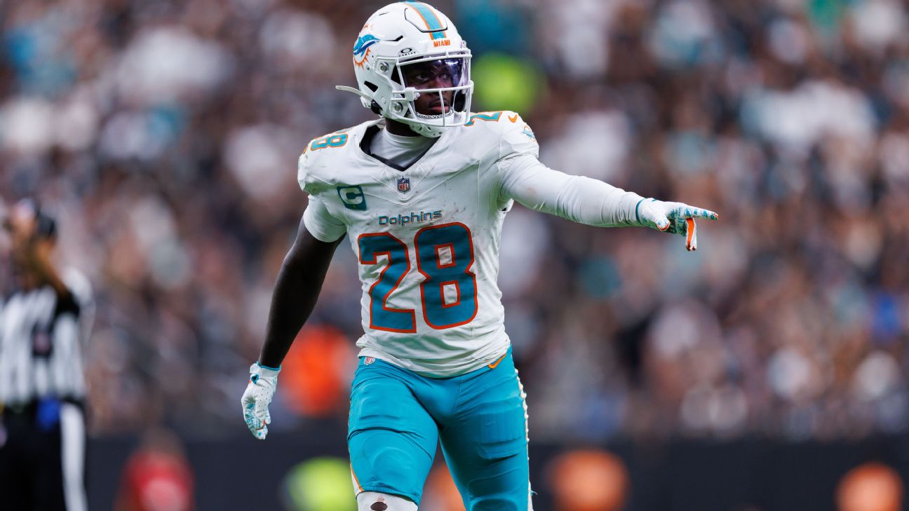 De'Von Achane's pass-catching ability gives him a solid floor and is a big reason why he rarely puts up a dud in fantasy. — Article image accompanying Fantasy football consistency ratings: 2024 to 2026 on WagerUp Sports News. De'Von Achane's pass-catching ability gives him a solid floor and is a big reason why he rarely puts up a dud in fantasy. — Article image accompanying Fantasy football consistency ratings: 2024 to 2026 on WagerUp Sports News.