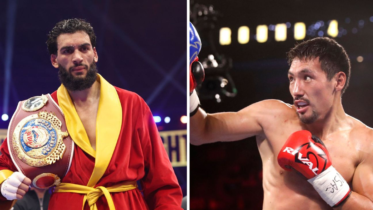 Article image accompanying Hamzah Sheeraz opts against fighting Janibek Alimkhanuly, vacates WBO belt on WagerUp Sports News. Article image accompanying Hamzah Sheeraz opts against fighting Janibek Alimkhanuly, vacates WBO belt on WagerUp Sports News.