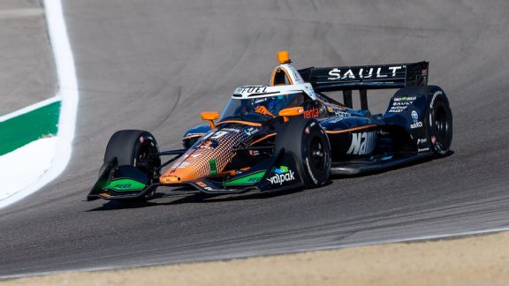 Article image accompanying Dennis Hauger, IndyCar's 2026 rookie of the year, joins AJ Foyt Racing on WagerUp Sports News.