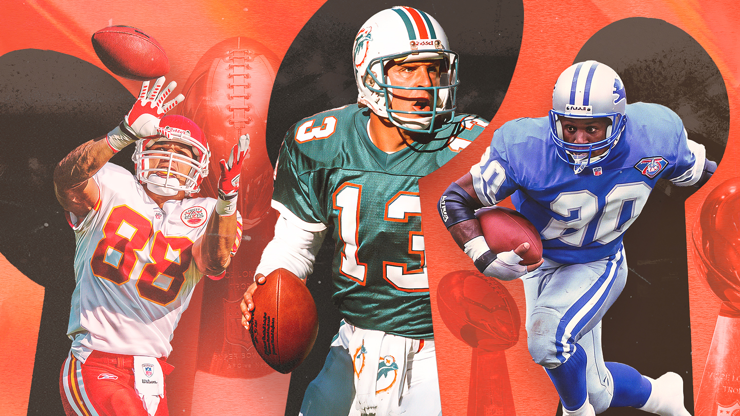 Tony Gonzalez, Dan Marino and Barry Sanders are three of the figures on ESPN's Top 10 list of players who have never won a Super Bowl. Who else made our list? — Article image accompanying Who are the top 10 players without a Super Bowl ring? on WagerUp Sports News. Tony Gonzalez, Dan Marino and Barry Sanders are three of the figures on ESPN's Top 10 list of players who have never won a Super Bowl. Who else made our list? — Article image accompanying Who are the top 10 players without a Super Bowl ring? on WagerUp Sports News.