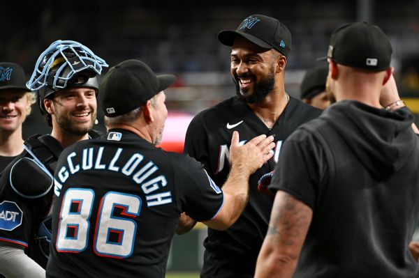 Sandy Alcantara records first career save after 101-pitch start