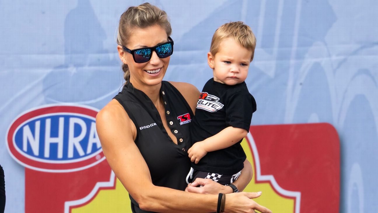 Article image accompanying NHRA's Leah Pruett will step away to focus on having 2nd kid on WagerUp Sports News.