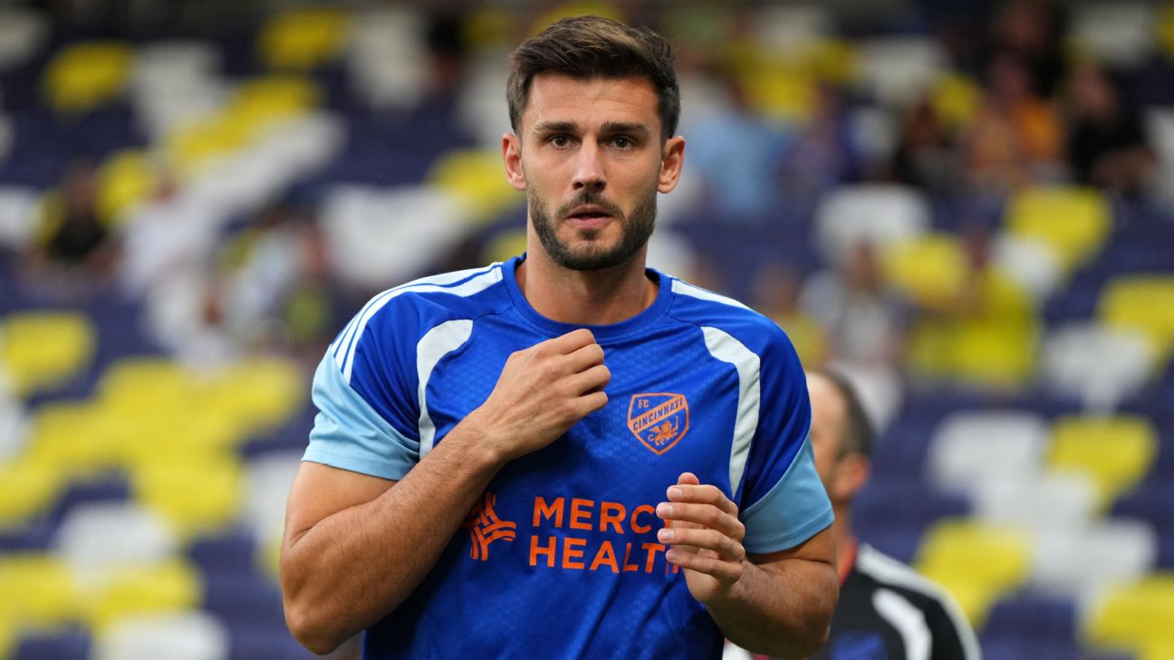Matt Miazga is set to join NYCFC after leaving FC Cincinnati. — Article image accompanying Source: Ex-U.S. defender Miazga set for NYCFC after Cincy exit on WagerUp Sports News. Matt Miazga is set to join NYCFC after leaving FC Cincinnati. — Article image accompanying Source: Ex-U.S. defender Miazga set for NYCFC after Cincy exit on WagerUp Sports News.