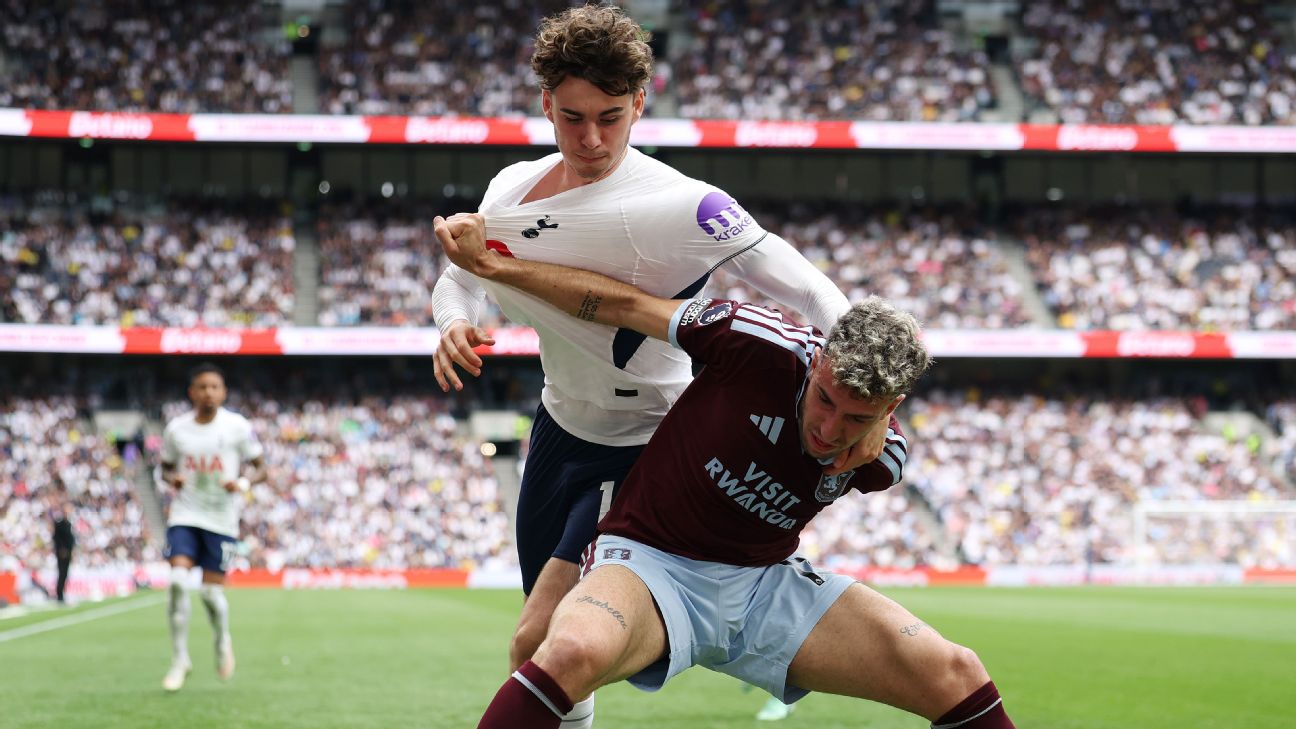 Article image accompanying European soccer live updates: Tottenham, Aston Villa both chasing first win on WagerUp Sports News. Article image accompanying European soccer live updates: Tottenham, Aston Villa both chasing first win on WagerUp Sports News.