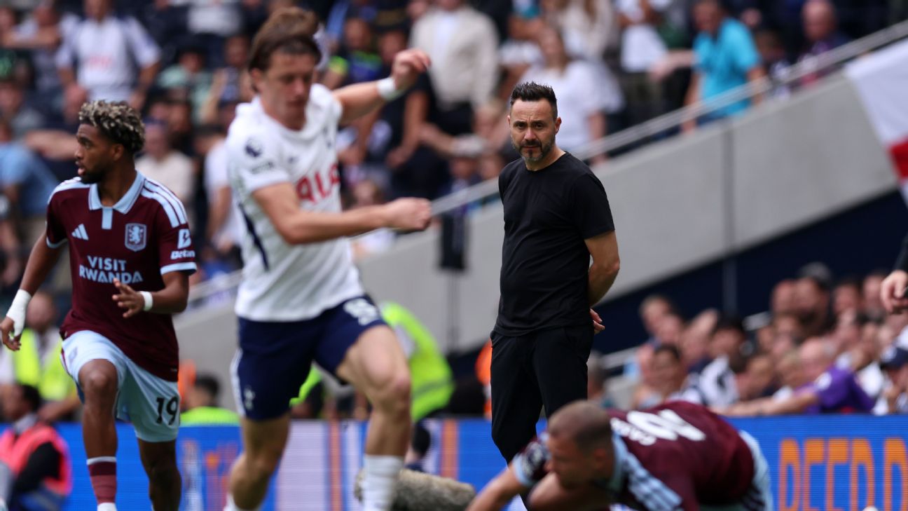 Article image accompanying Roberto De Zerbi refuses to speak to Tottenham players, calls on 'leaders' to 'lead' on WagerUp Sports News. Article image accompanying Roberto De Zerbi refuses to speak to Tottenham players, calls on 'leaders' to 'lead' on WagerUp Sports News.