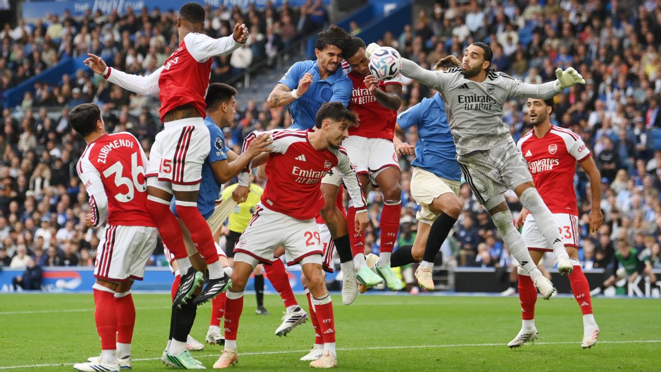 Article image accompanying Arsenal battered by brilliant Brighton to end perfect start on WagerUp Sports News. Article image accompanying Arsenal battered by brilliant Brighton to end perfect start on WagerUp Sports News.
