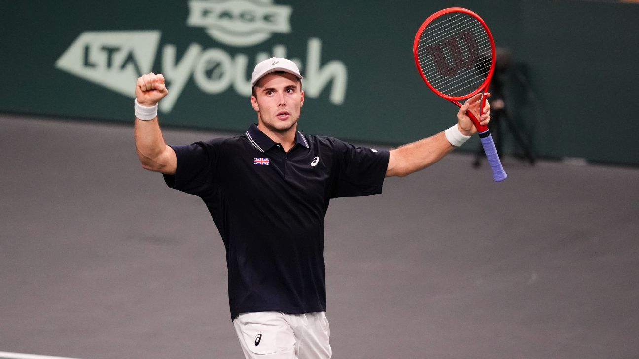 Article image accompanying Arthur Fery puts Great Britain on brink of Davis Cup Finals on WagerUp Sports News. Article image accompanying Arthur Fery puts Great Britain on brink of Davis Cup Finals on WagerUp Sports News.