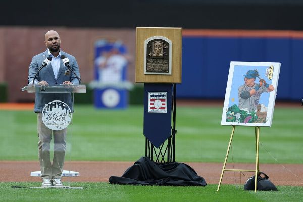 The New York Mets officially retired Carlos Beltran's No. 15 jersey and inducted him into the Mets Hall of Fame before their game against the Phillies at Citi Field. — Article image accompanying Beltran won't rule out return but no current interest in Mets job on WagerUp Sports News.