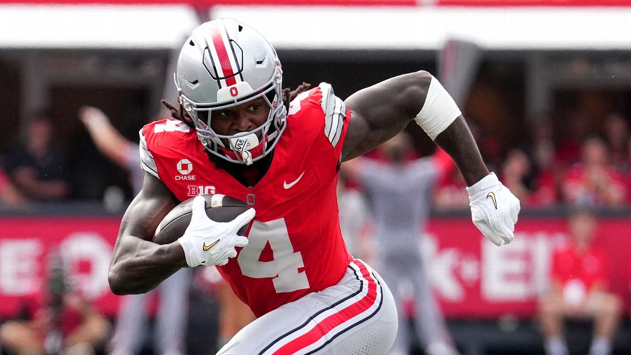 Jeremiah Smith broke Ohio State's career receiving yardage record during the game against Kent State. — Article image accompanying Is Ohio State's Jeremiah Smith the best WR college football has ever seen? on WagerUp Sports News. Jeremiah Smith broke Ohio State's career receiving yardage record during the game against Kent State. — Article image accompanying Is Ohio State's Jeremiah Smith the best WR college football has ever seen? on WagerUp Sports News.