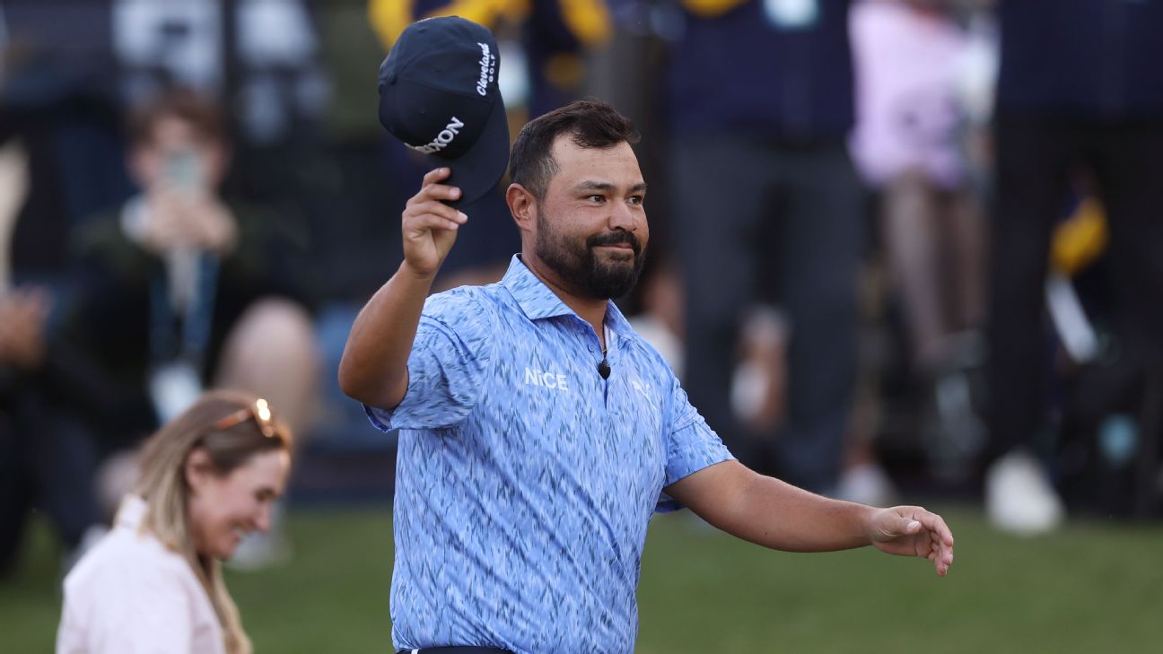 Article image accompanying J.J. Spaun wins BMW PGA Championship by 2 strokes on WagerUp Sports News. Article image accompanying J.J. Spaun wins BMW PGA Championship by 2 strokes on WagerUp Sports News.