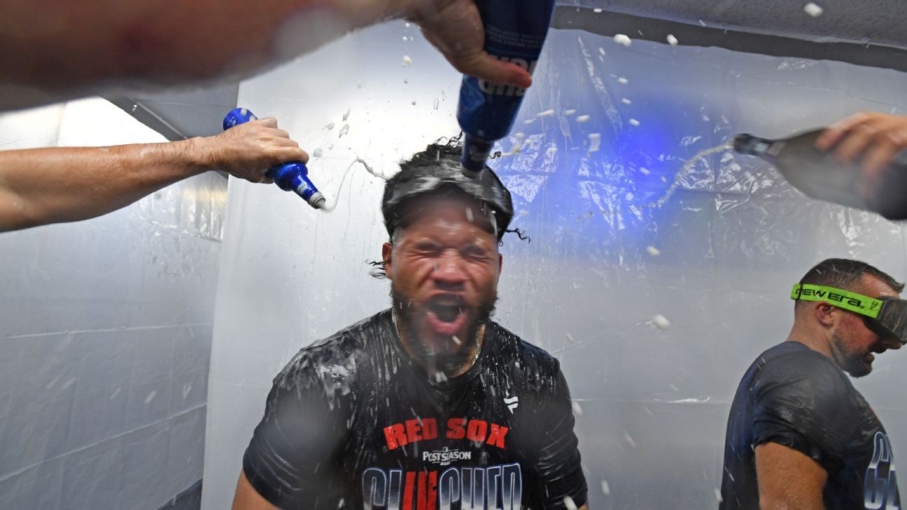 espn.com - Stayin Alive' Red Sox cap turnaround, clinch playoff spot