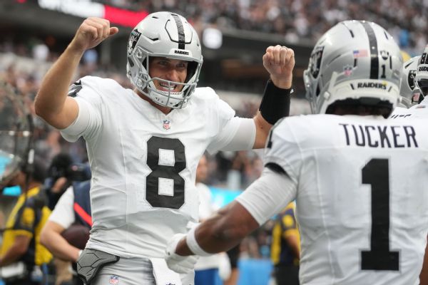 Article image accompanying Kirk Cousins' 'phenomenal' play has new-look Raiders at 2-0 on WagerUp Sports News. Article image accompanying Kirk Cousins' 'phenomenal' play has new-look Raiders at 2-0 on WagerUp Sports News.