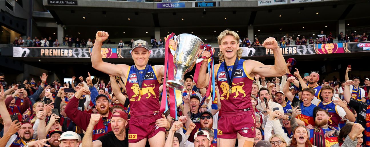The father-son pick and his older brother have slotted straight into a stacked Lions squad, having grown up shadowing their father when he was the football manager of the fledgling Gold Coast AFL club. — Article image accompanying Why Ashcroft 'narrative' sells Lions brothers short on WagerUp Sports News. The father-son pick and his older brother have slotted straight into a stacked Lions squad, having grown up shadowing their father when he was the football manager of the fledgling Gold Coast AFL club. — Article image accompanying Why Ashcroft 'narrative' sells Lions brothers short on WagerUp Sports News.