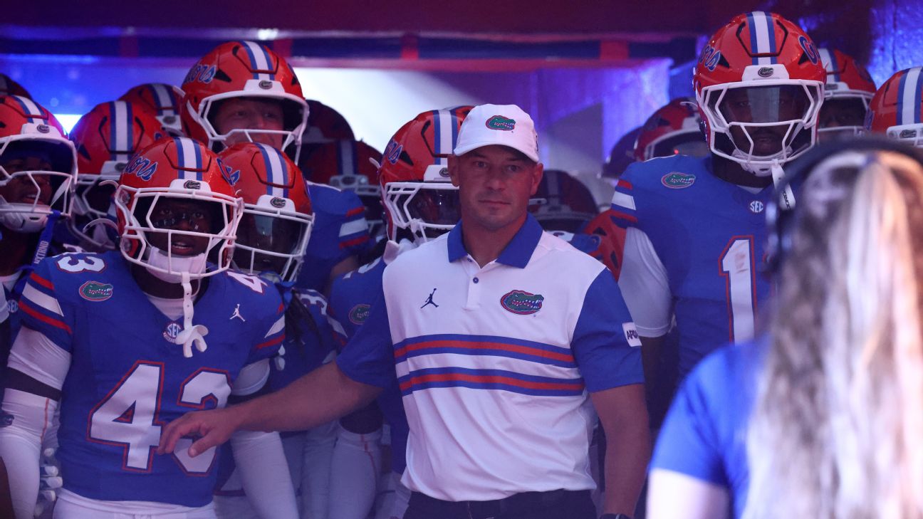 Article image accompanying Gators coach surprised to be favored vs. No. 4 Ole Miss on WagerUp Sports News. Article image accompanying Gators coach surprised to be favored vs. No. 4 Ole Miss on WagerUp Sports News.