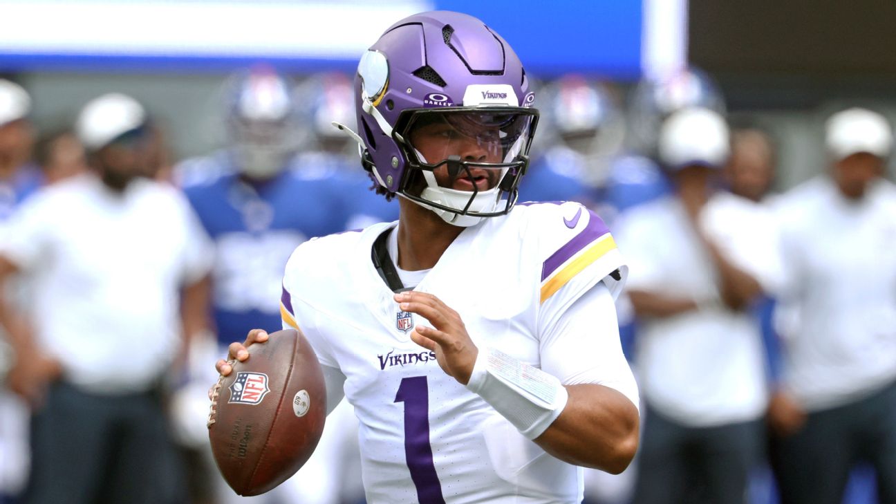 Article image accompanying Vikings' Murray clears concussion protocol, will start vs. Bucs on WagerUp Sports News. Article image accompanying Vikings' Murray clears concussion protocol, will start vs. Bucs on WagerUp Sports News.