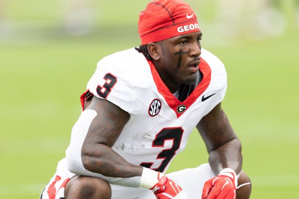 Article image accompanying Georgia's Kirby Smart expects RB Nate Frazier to play vs. Oklahoma on WagerUp Sports News. Article image accompanying Georgia's Kirby Smart expects RB Nate Frazier to play vs. Oklahoma on WagerUp Sports News.