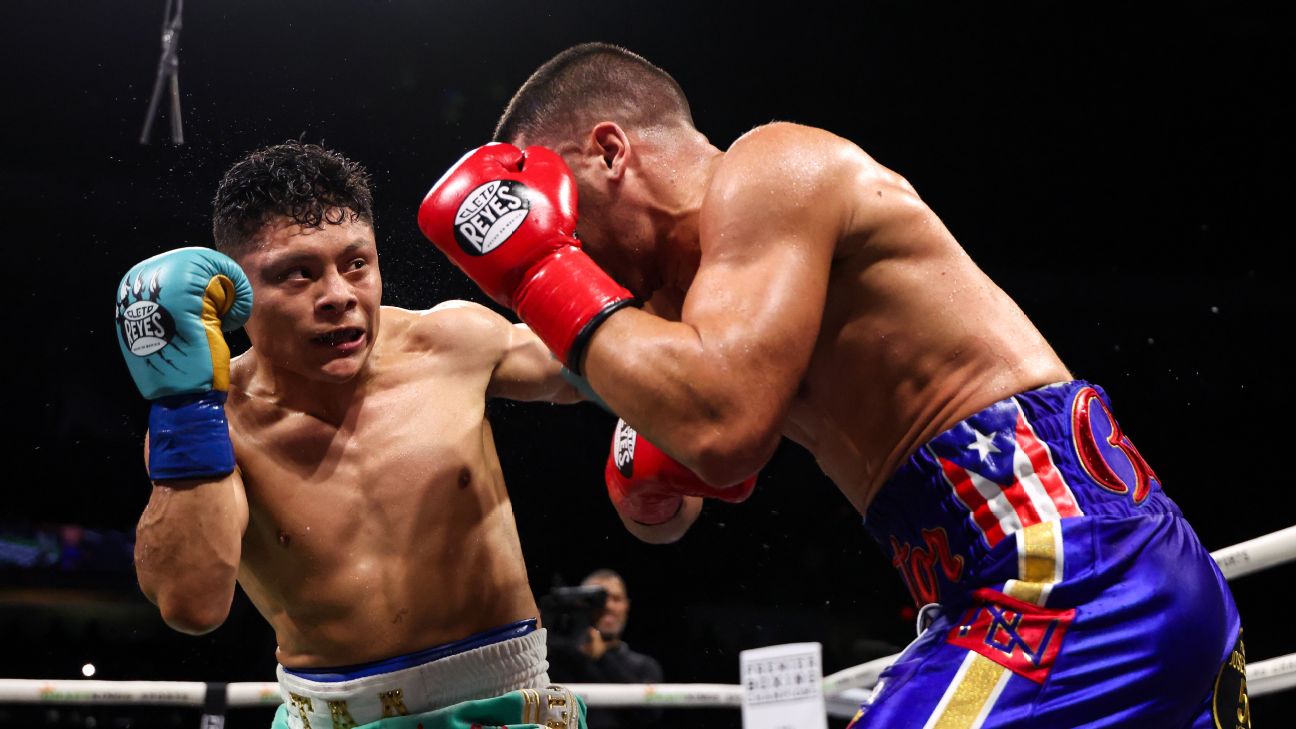 Isaac "Pitbull" Cruz, left, beat Nestor Bravo, right, by KO6 to retain the interim WBC junior welterweight championship on Saturday. — Article image accompanying Boxing divisional rankings: 'Pitbull' Cruz enters junior welterweight top 5 on WagerUp Sports News. Isaac "Pitbull" Cruz, left, beat Nestor Bravo, right, by KO6 to retain the interim WBC junior welterweight championship on Saturday. — Article image accompanying Boxing divisional rankings: 'Pitbull' Cruz enters junior welterweight top 5 on WagerUp Sports News.