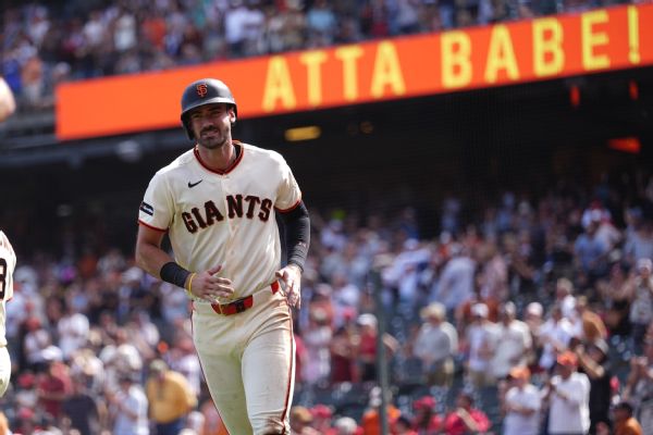 Rookie Bryce Eldridge, just 21, has been a ray of sunshine in a foggy San Francisco Giants season. — Article image accompanying Giants put Eldridge on concussion list after accident at hotel on WagerUp Sports News. Rookie Bryce Eldridge, just 21, has been a ray of sunshine in a foggy San Francisco Giants season. — Article image accompanying Giants put Eldridge on concussion list after accident at hotel on WagerUp Sports News.