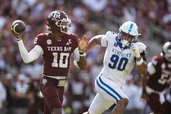 Article image accompanying Texas A&M's Elko: Confidence remains in struggling QB Reed on WagerUp Sports News. Article image accompanying Texas A&M's Elko: Confidence remains in struggling QB Reed on WagerUp Sports News.