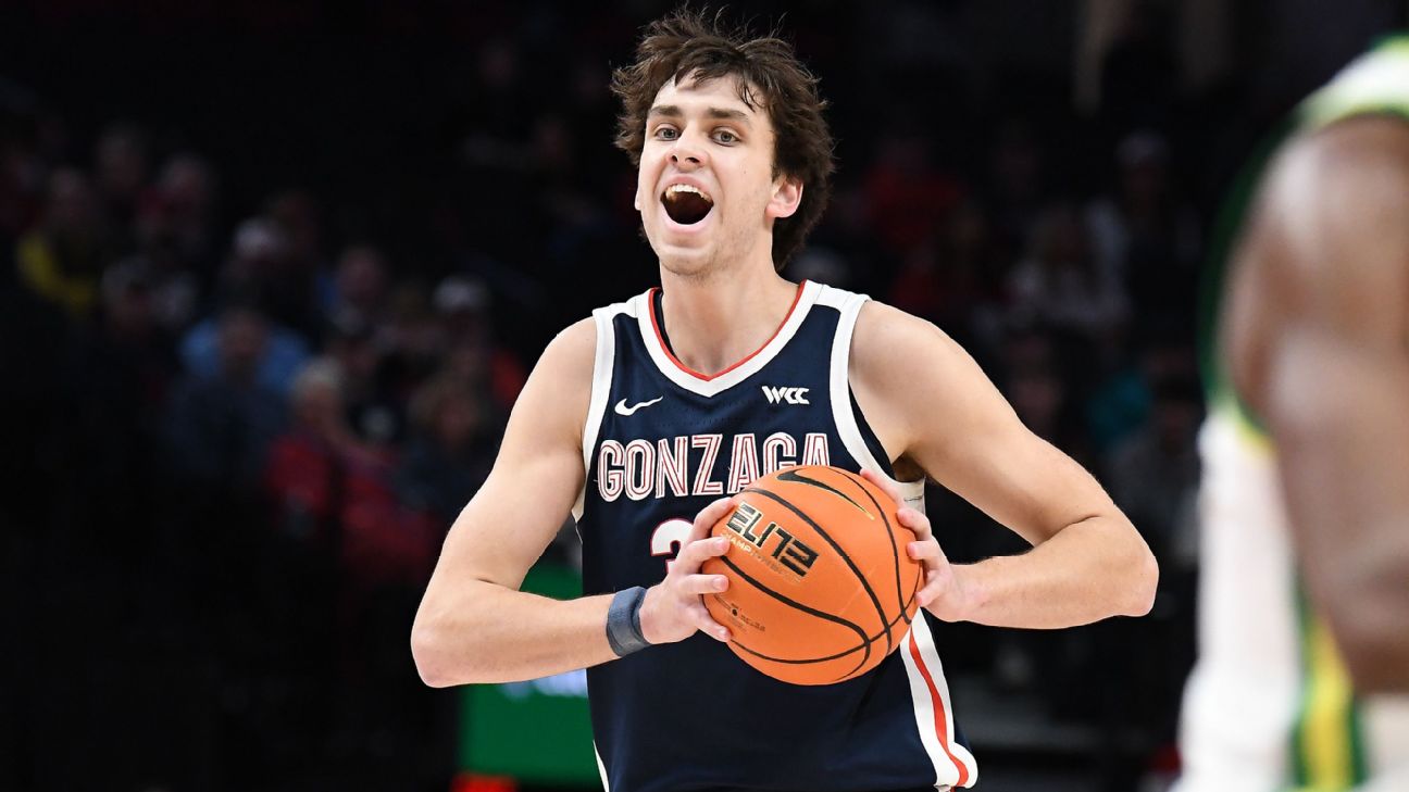 Braden Huff leads a Gonzaga team that could either make it to the Final Four in its first year in the newly returned Pac-12 -- or exit in the first weekend of the NCAA tournament. — Article image accompanying Floors and ceilings for teams outside the high-major conferences on WagerUp Sports News.