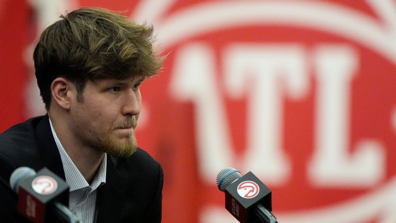 Article image accompanying Hawks rookie Henri Veesaar (ACL) expected to miss season on WagerUp Sports News. Article image accompanying Hawks rookie Henri Veesaar (ACL) expected to miss season on WagerUp Sports News.
