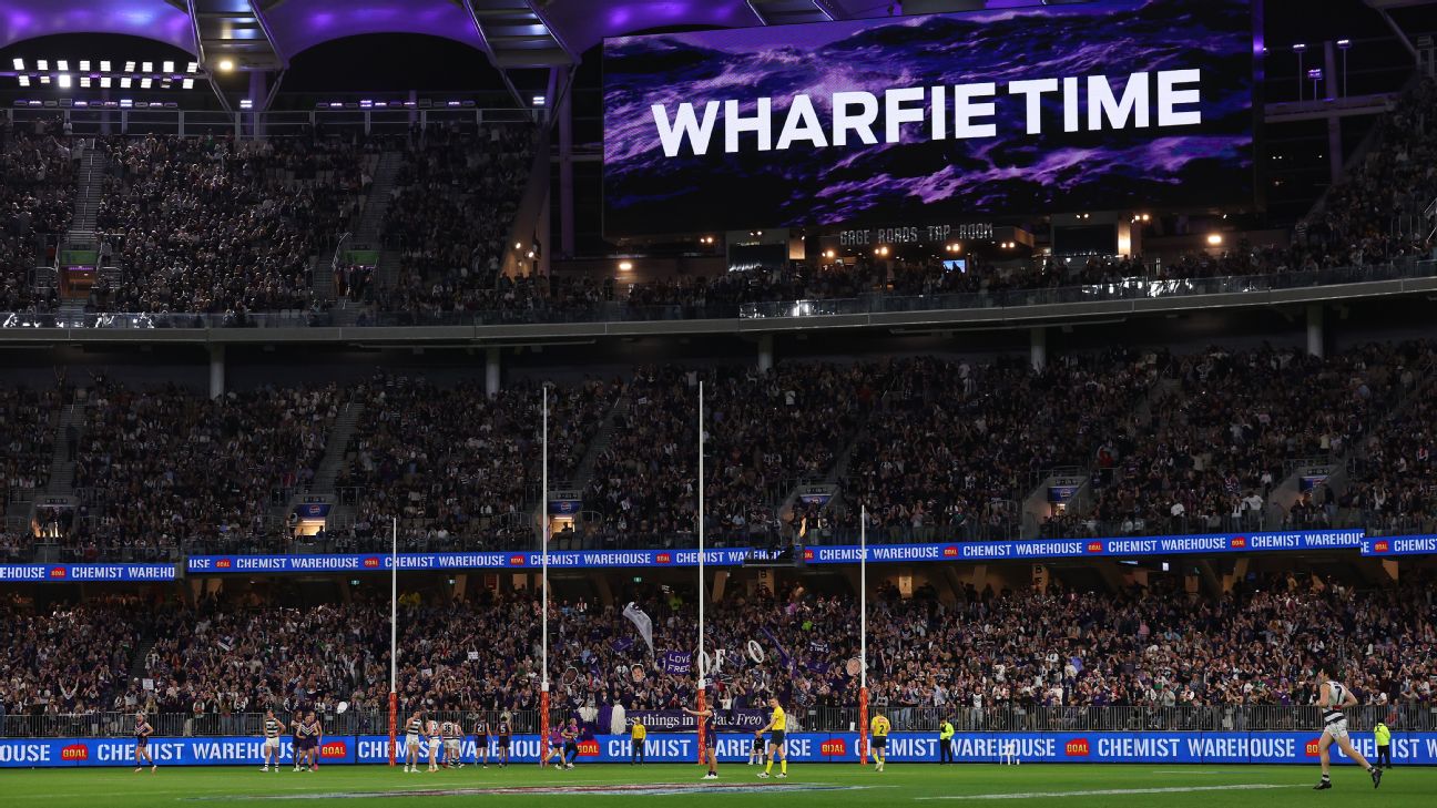 The AFL won't let Freo use its 'Wharfie Time' pump-up activation at the Grand Final. — Article image accompanying AFL set to deny Fremantle's Wharfie Time GF pitch on WagerUp Sports News.