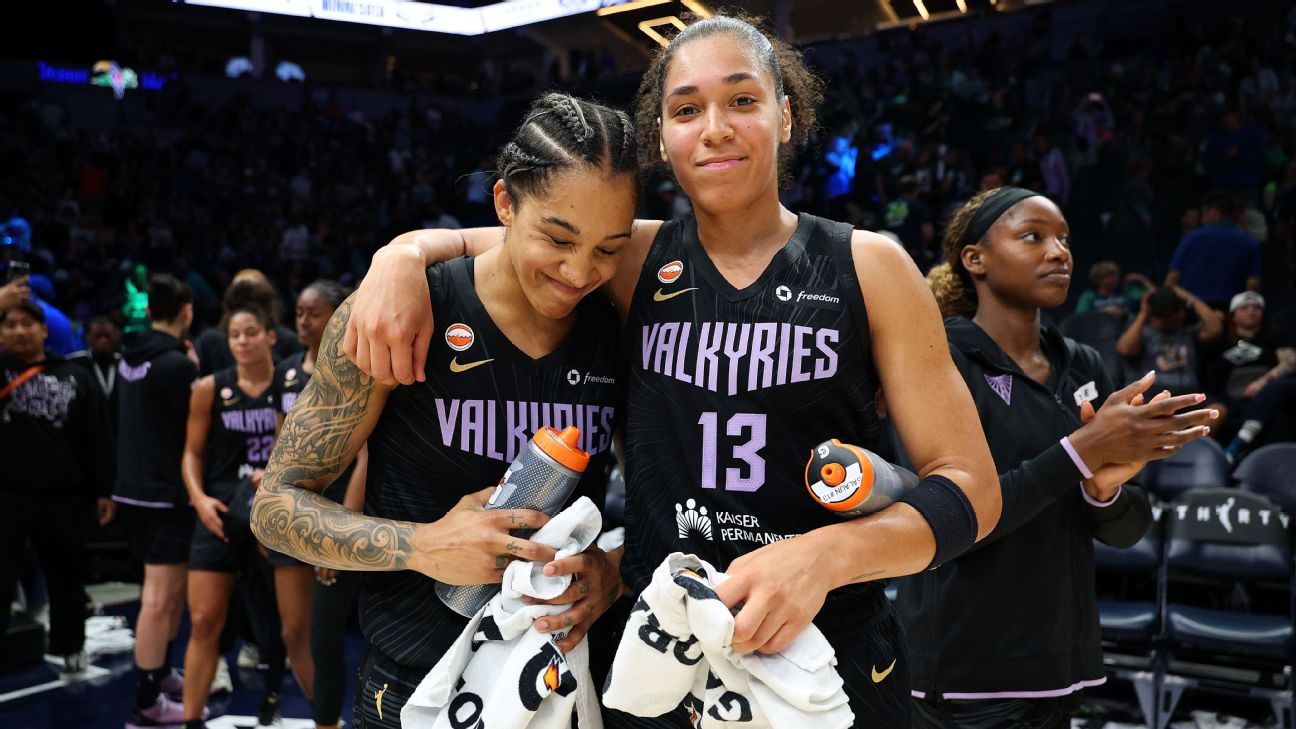 The arrival of Gabby Williams -- and a shot at a No. 1 seed -- were season highlights for the Valkyries. — Article image accompanying WNBA Power Rankings: What went right for every team this season on WagerUp Sports News. The arrival of Gabby Williams -- and a shot at a No. 1 seed -- were season highlights for the Valkyries. — Article image accompanying WNBA Power Rankings: What went right for every team this season on WagerUp Sports News.