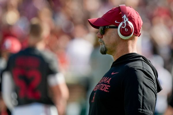Article image accompanying Alabama OC Ryan Grubb apologizes for calling out booing fans on WagerUp Sports News. Article image accompanying Alabama OC Ryan Grubb apologizes for calling out booing fans on WagerUp Sports News.