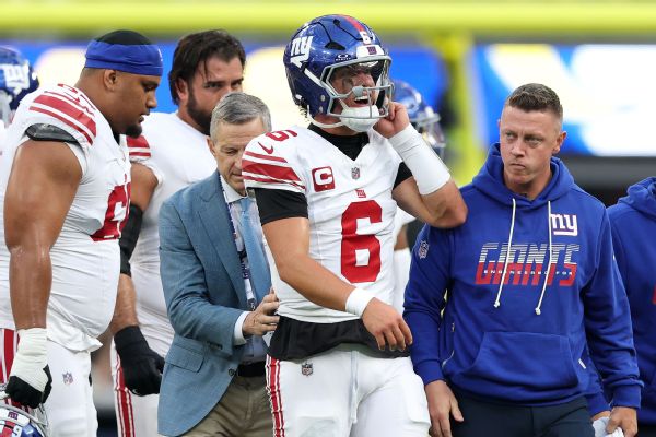 Article image accompanying Sources: Giants' Jaxson Dart scheduled for left knee surgery Friday on WagerUp Sports News. Article image accompanying Sources: Giants' Jaxson Dart scheduled for left knee surgery Friday on WagerUp Sports News.