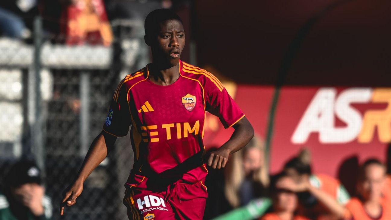 Nigeria international and AS Roma player Shukurat Oladipo. — Article image accompanying Roma's Shukurat Oladipo unfazed by positional switches, keen to face Vicky Lopez in UWCL on WagerUp Sports News. Nigeria international and AS Roma player Shukurat Oladipo. — Article image accompanying Roma's Shukurat Oladipo unfazed by positional switches, keen to face Vicky Lopez in UWCL on WagerUp Sports News.