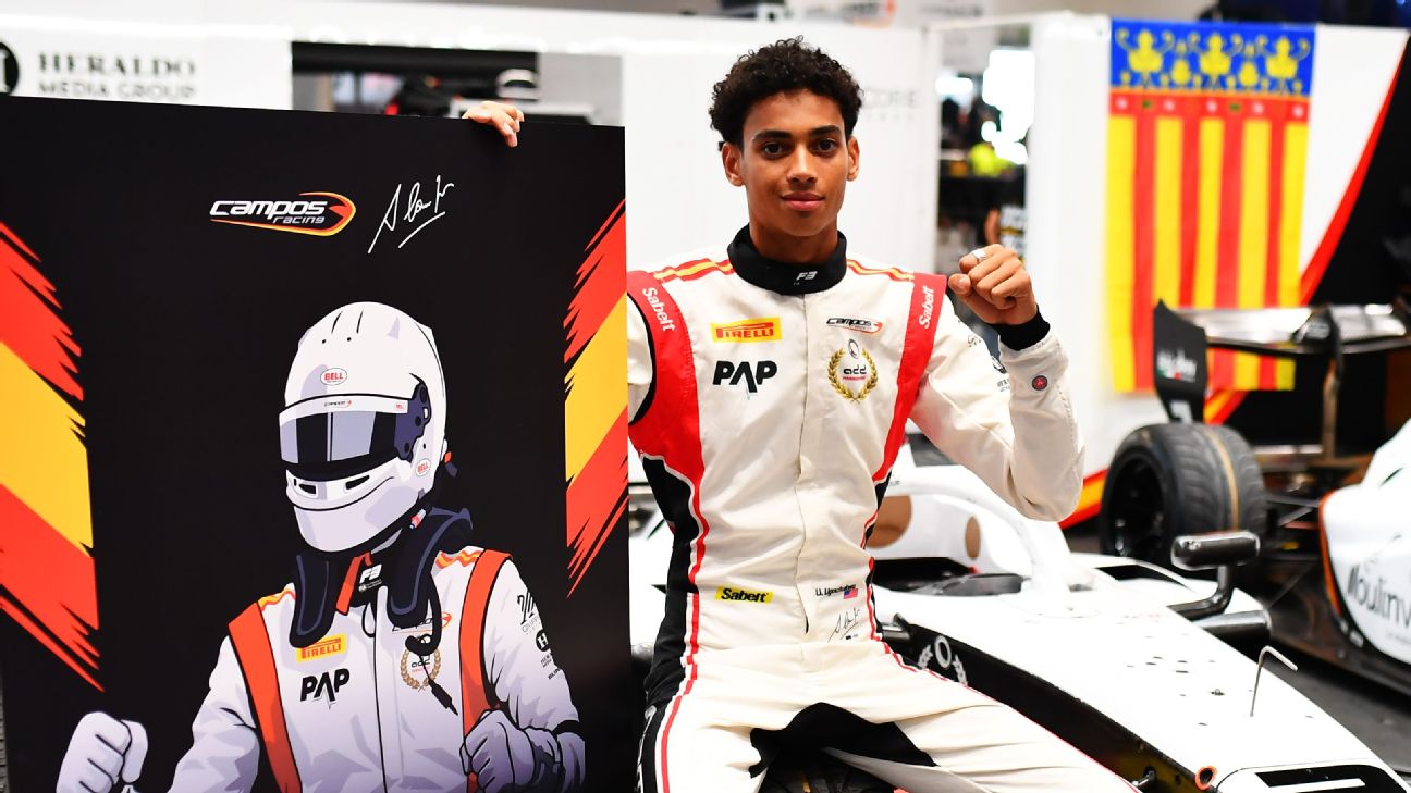 Ugo Ugochukwu won the Formula 3 championship under the US flag, but his connection to Nigeria runs deep through his celebrity mother. — Article image accompanying Ugo Ugochukwu celebrates Nigerian roots after winning FIA Formula 3 championship on WagerUp Sports News. Ugo Ugochukwu won the Formula 3 championship under the US flag, but his connection to Nigeria runs deep through his celebrity mother. — Article image accompanying Ugo Ugochukwu celebrates Nigerian roots after winning FIA Formula 3 championship on WagerUp Sports News.