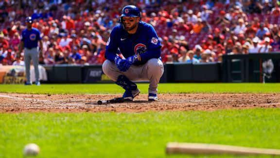 Michael Busch, seen here moments after hitting a foul ball that struck Alex Bregman in the face, hopes to have his teammate back on the field during the playoffs. — Article image accompanying Fantasy baseball news: Bregman to miss season's final week and other Tuesday updates on WagerUp Sports News. Michael Busch, seen here moments after hitting a foul ball that struck Alex Bregman in the face, hopes to have his teammate back on the field during the playoffs. — Article image accompanying Fantasy baseball news: Bregman to miss season's final week and other Tuesday updates on WagerUp Sports News.