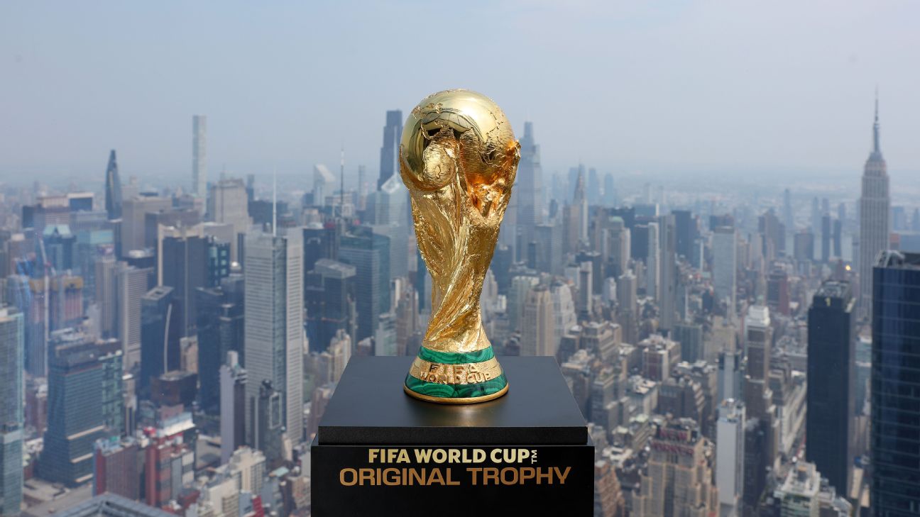 FIFA World Cup trophy — Article image accompanying If FIFA expands the World Cup again, how would a 64-team tournament work? on WagerUp Sports News. FIFA World Cup trophy — Article image accompanying If FIFA expands the World Cup again, how would a 64-team tournament work? on WagerUp Sports News.