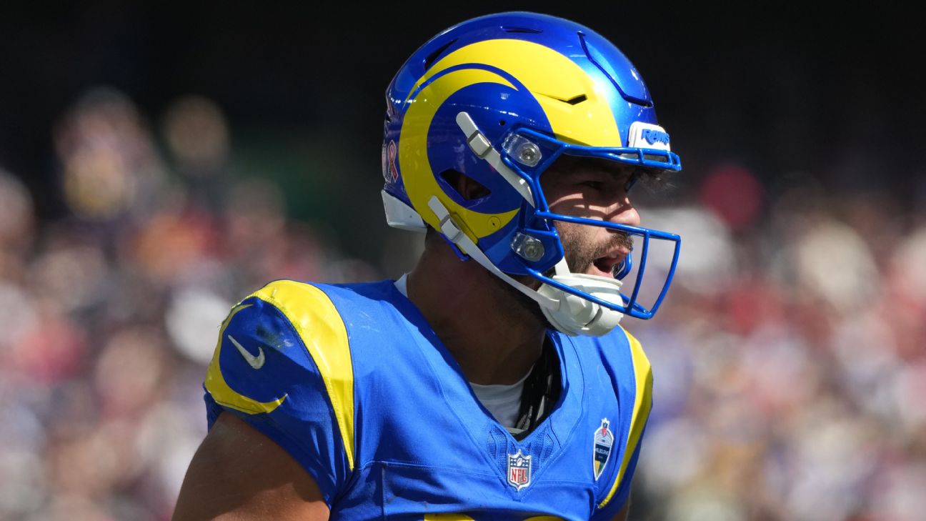 After being rostered on 15.4% of knocked out teams, managers should do everything they can to pick up Rams WR Puka Nacua in their Knockout leagues. — Article image accompanying Knockout league pickups: Nacua and Bowers among big names available in Week 3 on WagerUp Sports News. After being rostered on 15.4% of knocked out teams, managers should do everything they can to pick up Rams WR Puka Nacua in their Knockout leagues. — Article image accompanying Knockout league pickups: Nacua and Bowers among big names available in Week 3 on WagerUp Sports News.