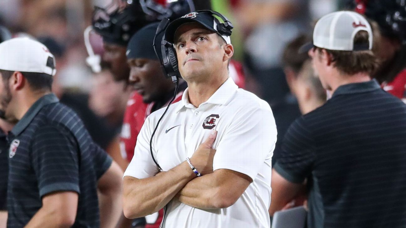 Article image accompanying South Carolina's Shane Beamer defends QB LaNorris Sellers on WagerUp Sports News.