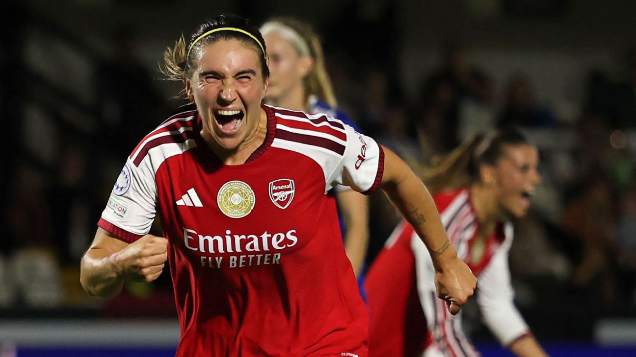 Article image accompanying Women's Champions League reaction: Arsenal secure late win over HB Koge, Man City come back to draw at Bayern Munich - as it happened on WagerUp Sports News. Article image accompanying Women's Champions League reaction: Arsenal secure late win over HB Koge, Man City come back to draw at Bayern Munich - as it happened on WagerUp Sports News.