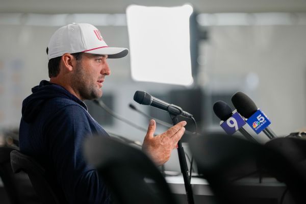 “When you look at this format -- and maybe my record hasn’t matched up to what I think that it should be -- could it be trying too hard? I think that’s definitely a factor, for sure,” Scottie Scheffler said Tuesday. — Article image accompanying Scheffler's record in team play of little concern to him, Snedeker on WagerUp Sports News. “When you look at this format -- and maybe my record hasn’t matched up to what I think that it should be -- could it be trying too hard? I think that’s definitely a factor, for sure,” Scottie Scheffler said Tuesday. — Article image accompanying Scheffler's record in team play of little concern to him, Snedeker on WagerUp Sports News.