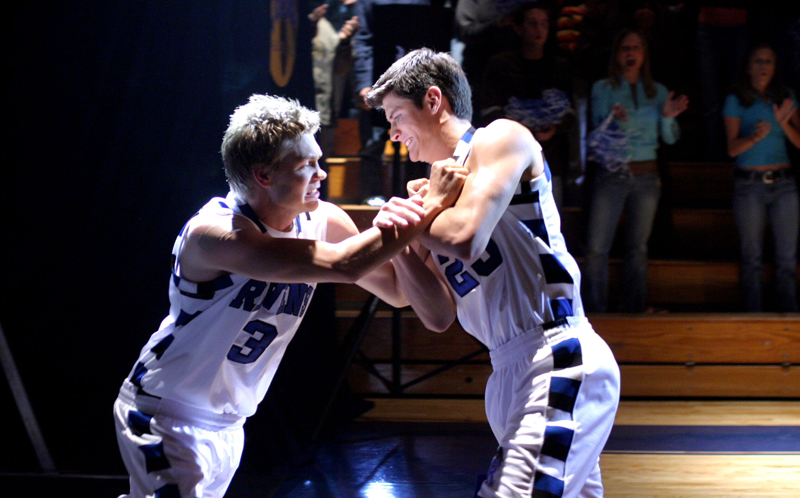 Chad Michael Murray and James Lafferty on "One Tree Hill" (Season 3, 2003). — Article image accompanying Inside the basketball of 'One Tree Hill' 23 years later on WagerUp Sports News. Chad Michael Murray and James Lafferty on "One Tree Hill" (Season 3, 2003). — Article image accompanying Inside the basketball of 'One Tree Hill' 23 years later on WagerUp Sports News.