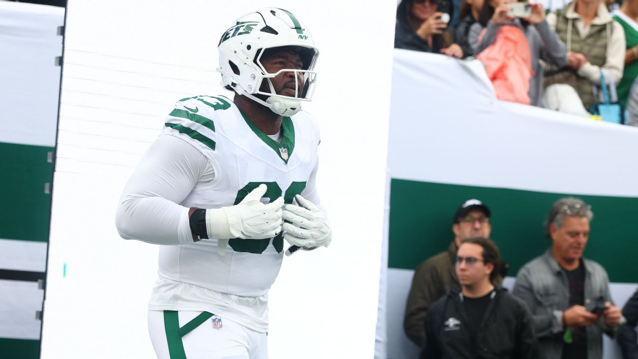 Article image accompanying Jets starting DT David Onyemata undergoes core muscle surgery on WagerUp Sports News. Article image accompanying Jets starting DT David Onyemata undergoes core muscle surgery on WagerUp Sports News.