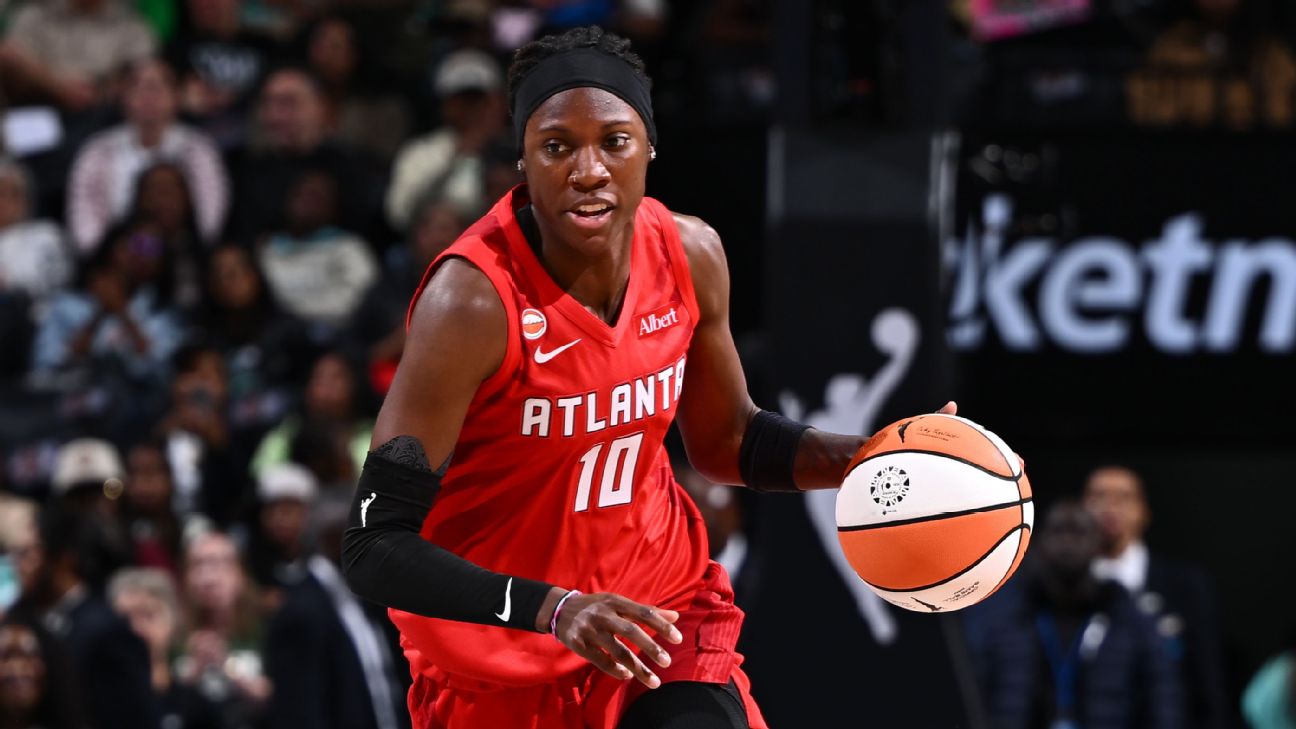 Article image accompanying WNBA playoffs 2026: Dream lock in 4-seed; Liberty are No. 8 on WagerUp Sports News. Article image accompanying WNBA playoffs 2026: Dream lock in 4-seed; Liberty are No. 8 on WagerUp Sports News.