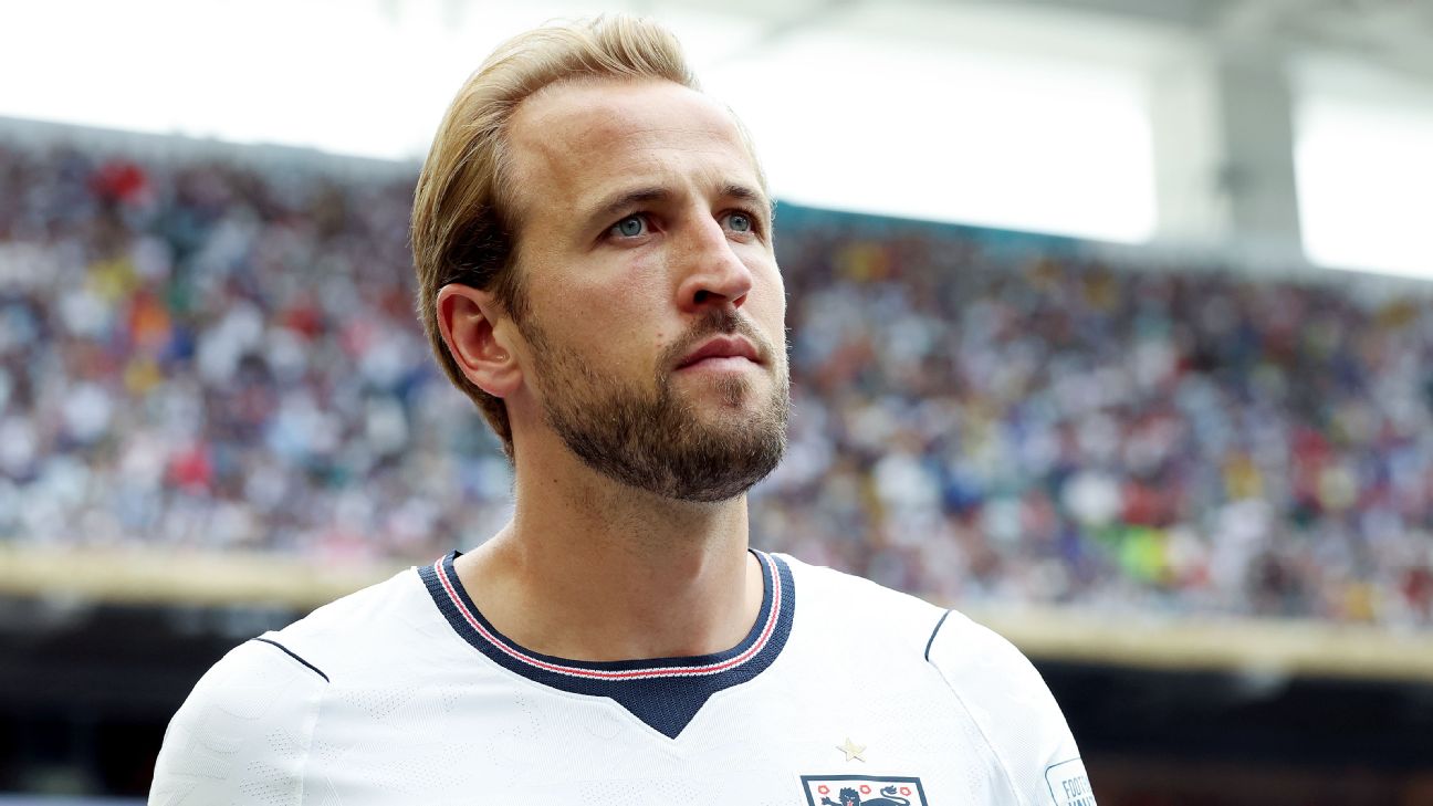 Article image accompanying Harry Kane on verge of earning joint-most caps in England's history: 'Hard to take it in' on WagerUp Sports News.