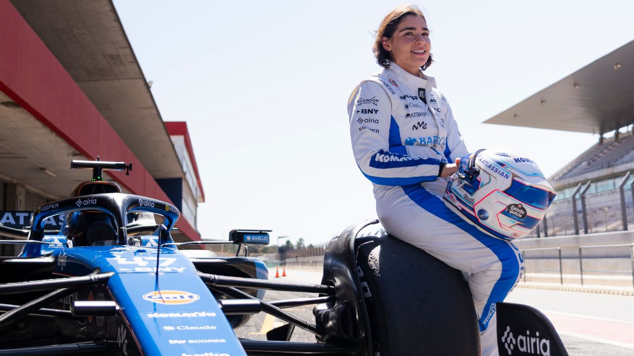 Jamie Chadwick, prima donna a testare una Williams dal 2015
