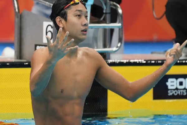 Article image accompanying Chinese swimmer Zhang Zhanshuo wins 7th gold at Asian Games on WagerUp Sports News. Article image accompanying Chinese swimmer Zhang Zhanshuo wins 7th gold at Asian Games on WagerUp Sports News.