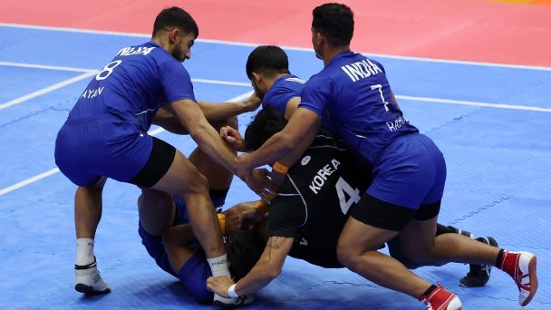 Indian men's kabaddi team. — Article image accompanying India at Asian Games 2026: Full schedule of medal events and fixtures on September 26, Saturday on WagerUp Sports News. Indian men's kabaddi team. — Article image accompanying India at Asian Games 2026: Full schedule of medal events and fixtures on September 26, Saturday on WagerUp Sports News.