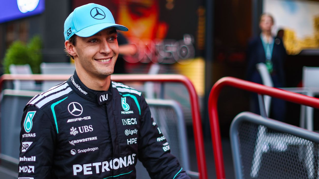 Article image accompanying George Russell 'shocked' by Azerbaijan GP pole: 'The biggest margin in my whole career' on WagerUp Sports News. Article image accompanying George Russell 'shocked' by Azerbaijan GP pole: 'The biggest margin in my whole career' on WagerUp Sports News.