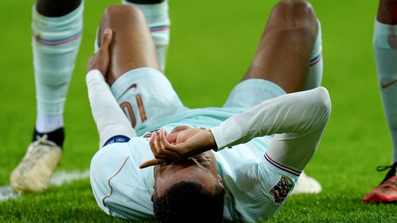 Article image accompanying Mbappé to leave France camp after injury while scoring in Zidane's debut on WagerUp Sports News. Article image accompanying Mbappé to leave France camp after injury while scoring in Zidane's debut on WagerUp Sports News.